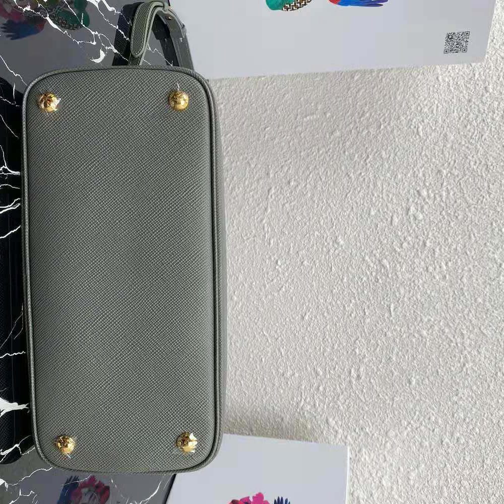 TÚI Prada Saffiano Leather Prada Matinee Bag-Grey