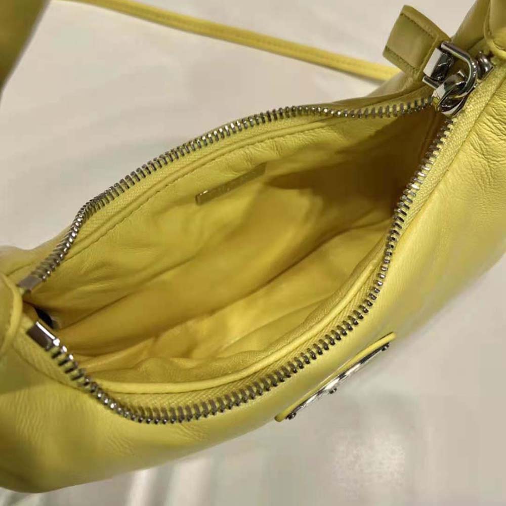 TÚI Prada Soft Padded Nappa Leather Mini-Bag-Yellow