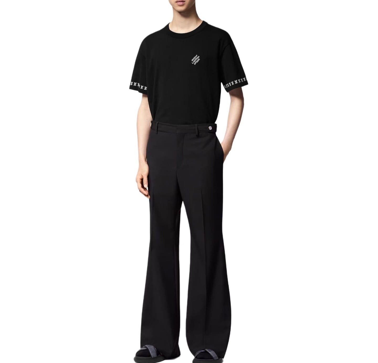 ÁO LOUIS VUITTON T SHIRT MÀU ĐEN UNISEX