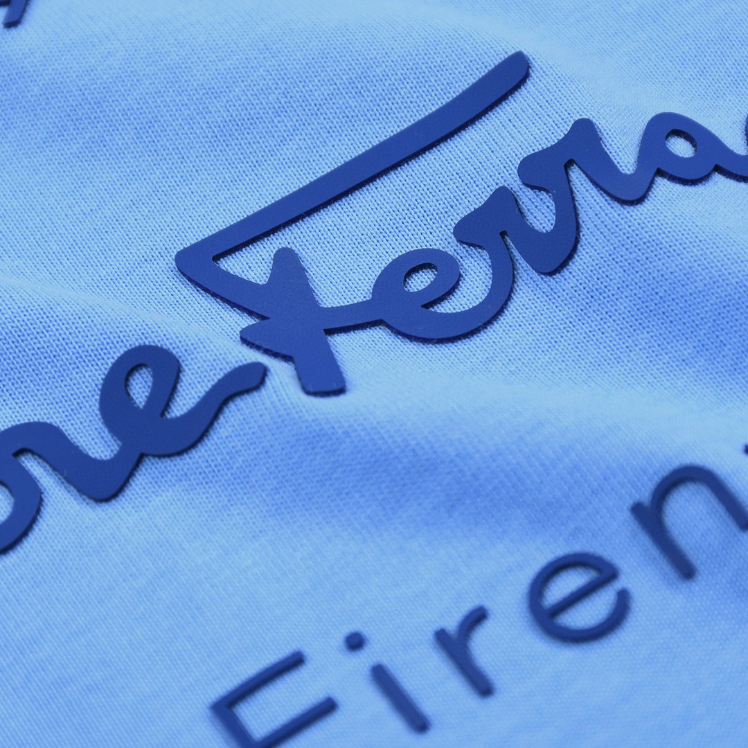 ÁO SALVATORE FERRAGAMO T SHIRT BLUE