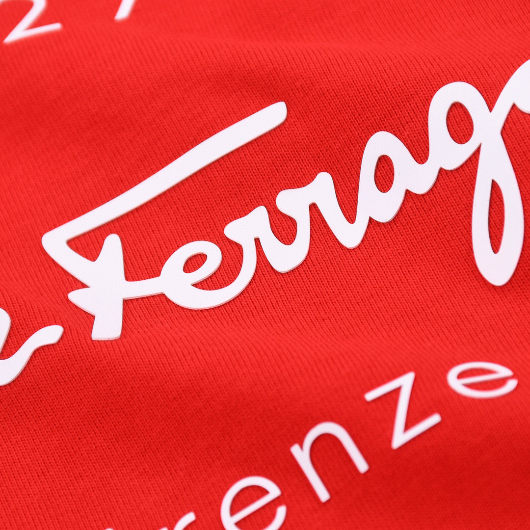 ÁO SALVATORE FERRAGAMO T SHIRT RED