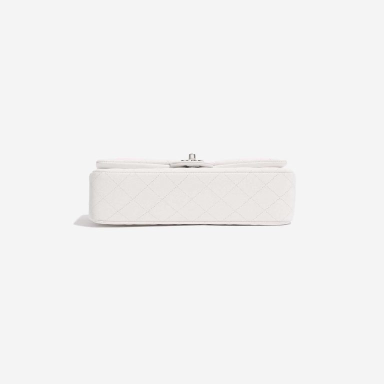 TÚI Chanel CF Medium Caviar White SILVER
