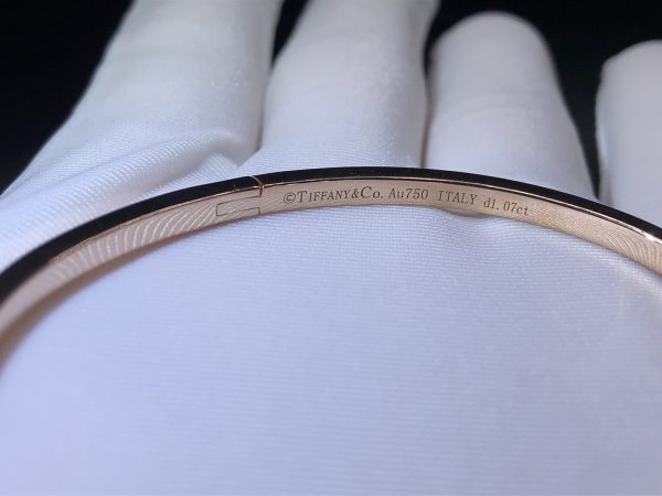 Vòng tay Tiffany & Co T1 kim cương vàng vàng 18K