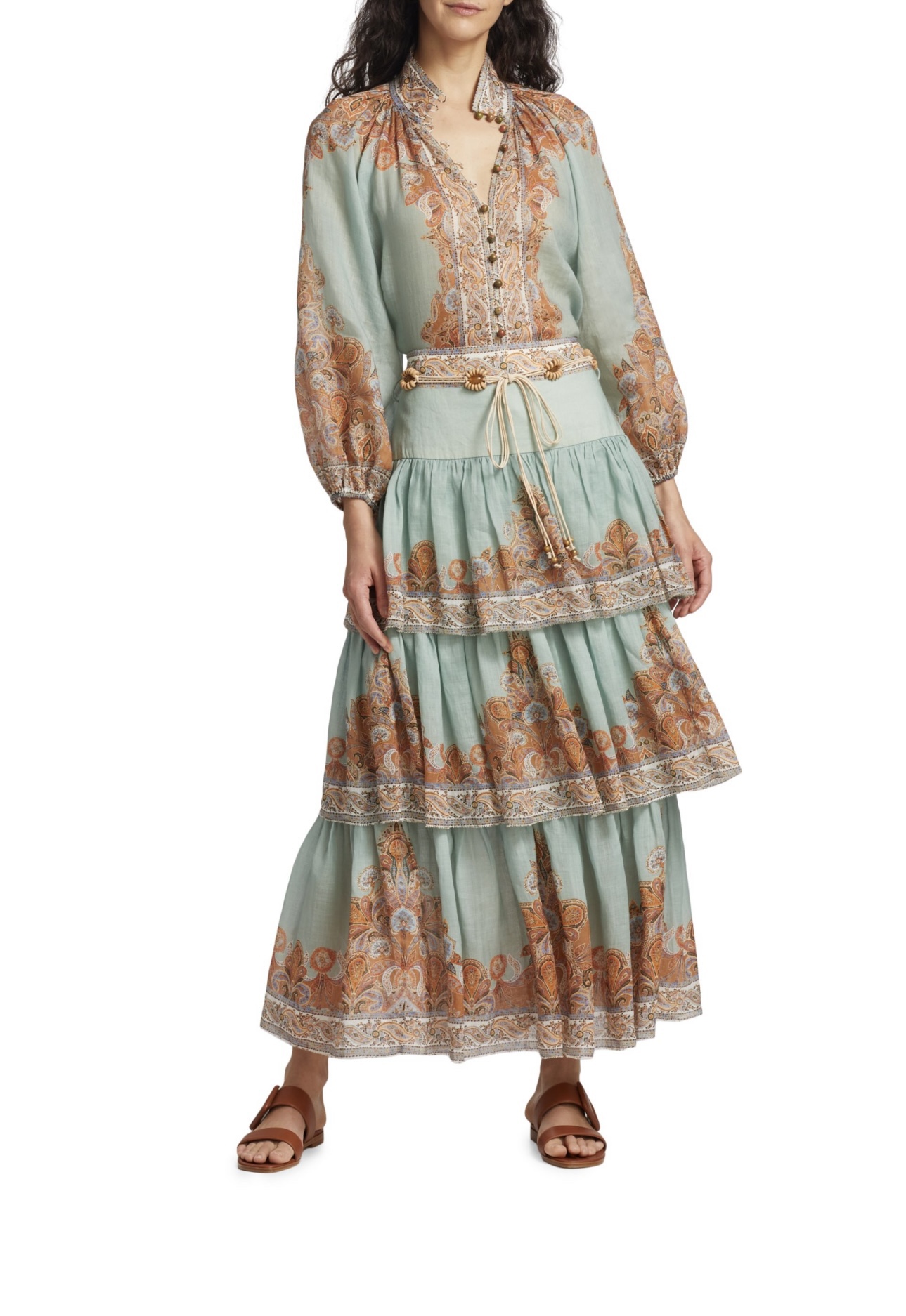 CHÂN VÁY ZIMMERMANN Flower Vintage Dress