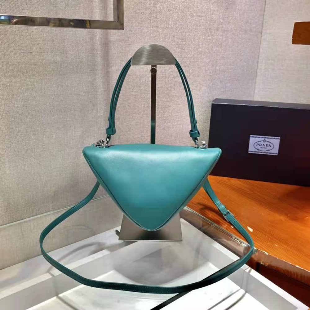 TÚI Prada Padded Nappa Leather Handbag-Lime
