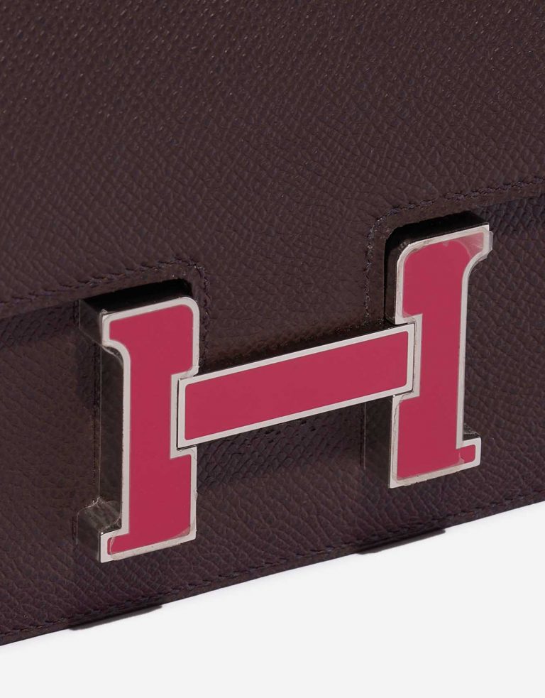 TÚI Hermès Constance 18 Epsom Rouge Sellier Framboise khóa hồng