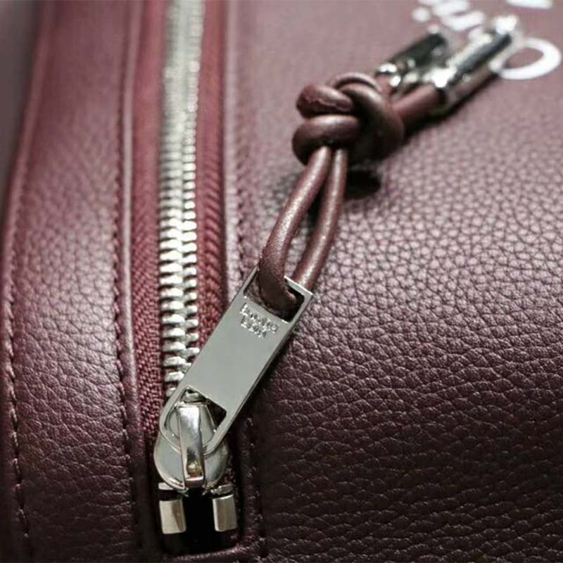 BALO Dior Rider Rucksack in Burgundy Grained Calfskin-Maroon