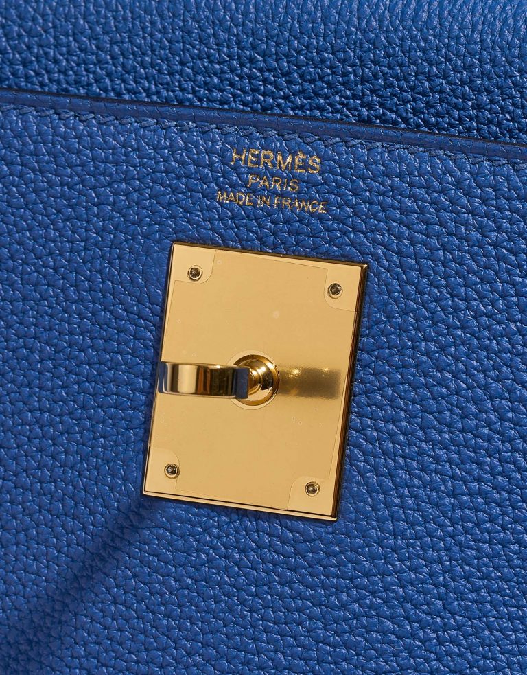 TÚI Hermès Kelly 28 Togo Bleu de France