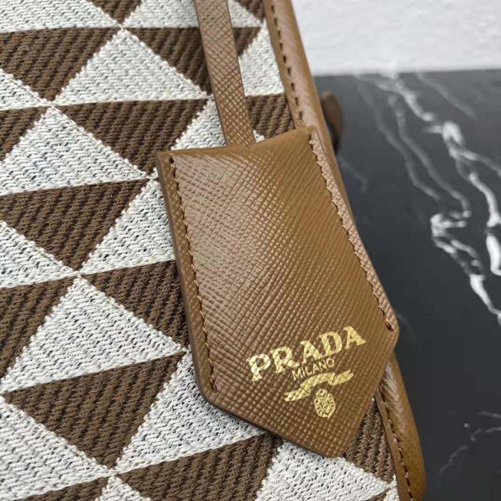 TÚI Prada Wome Small Prada Symbole Jacquard Fabric Micro Bag