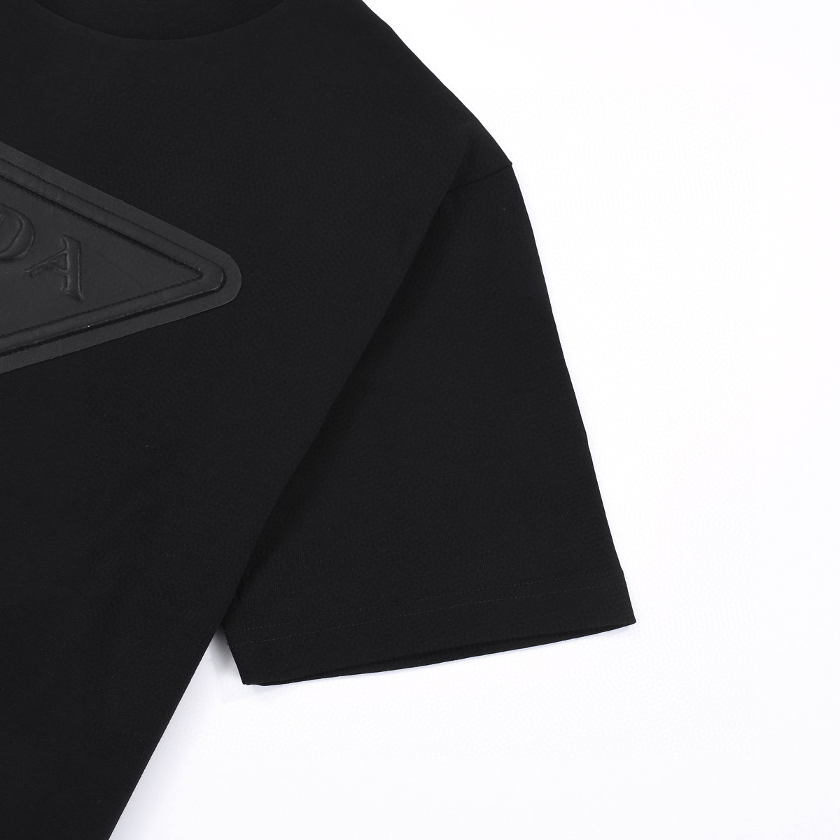 ÁO PRADA print cotton jersey T-shirt