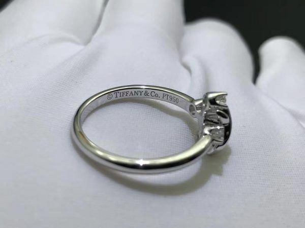 Nhẫn Tiffany & Co Schlumberger Lynn vàng trắng 18K