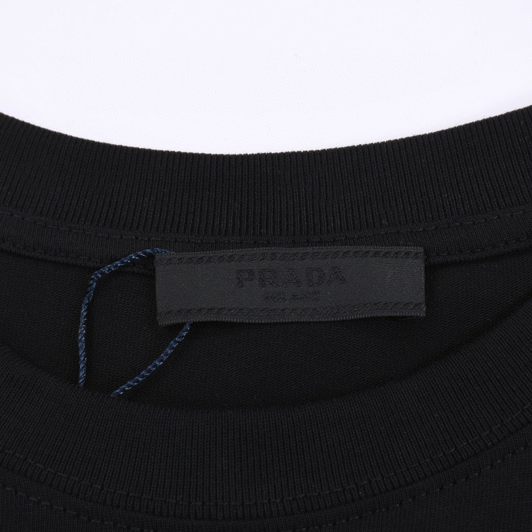 ÁO PRADA MILANO T SHIRT BLACK