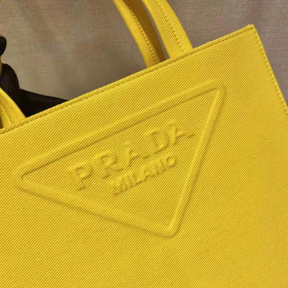 TÚI Prada Drill Tote Handles Bag-Yellow