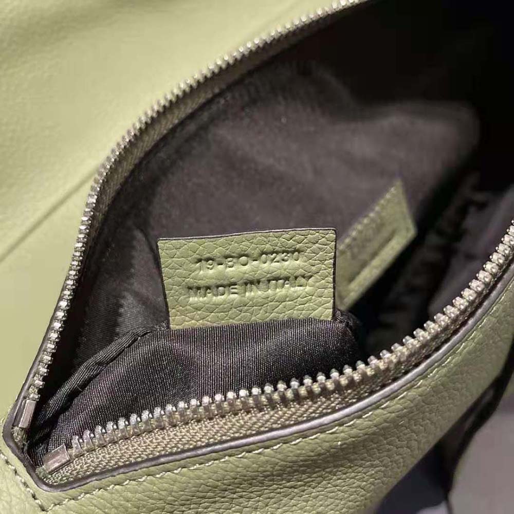 TÚI Dior Saddle Bag Khaki Grained Calfskin