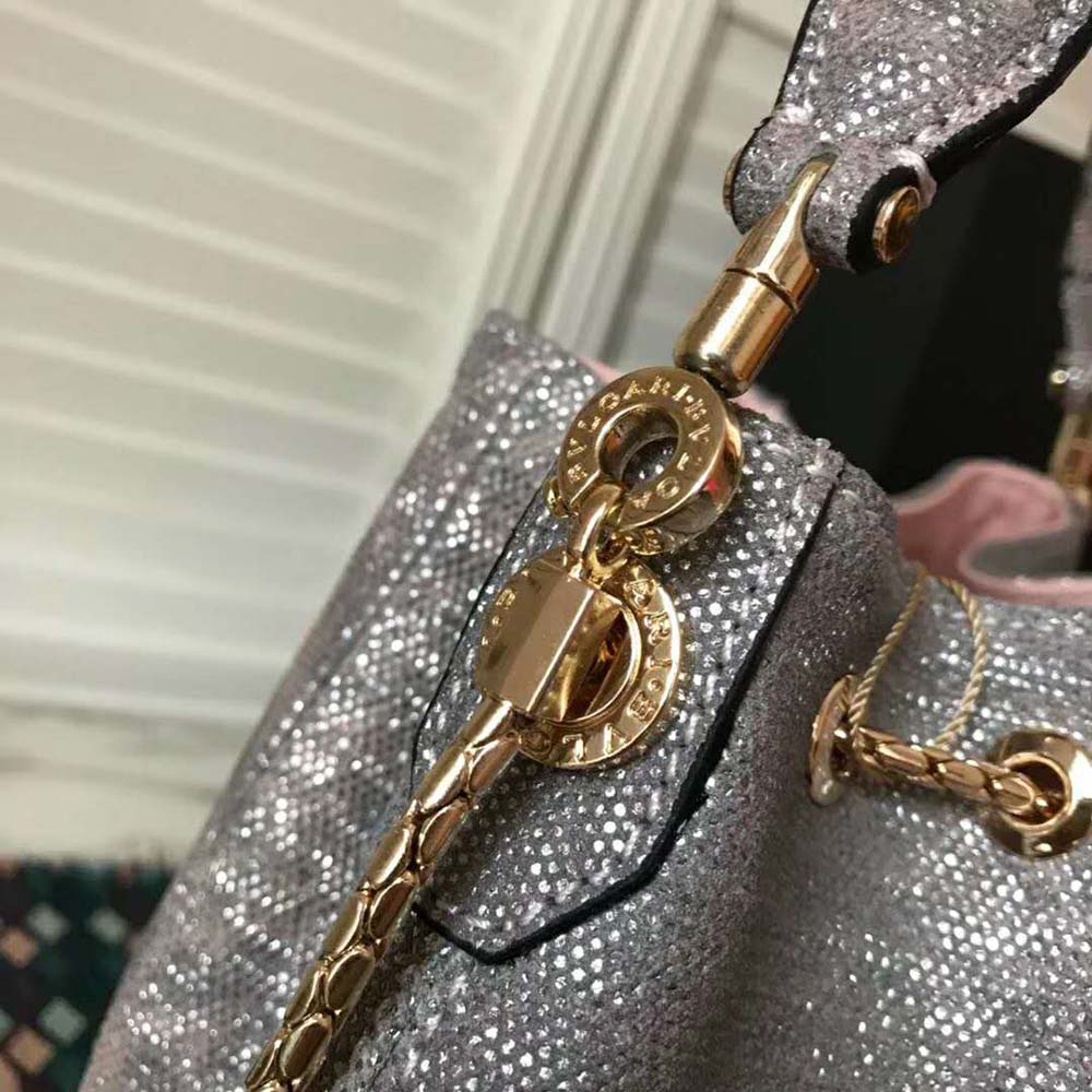 TÚI Bvlgari Women Serpenti Forever Bucket-Silver