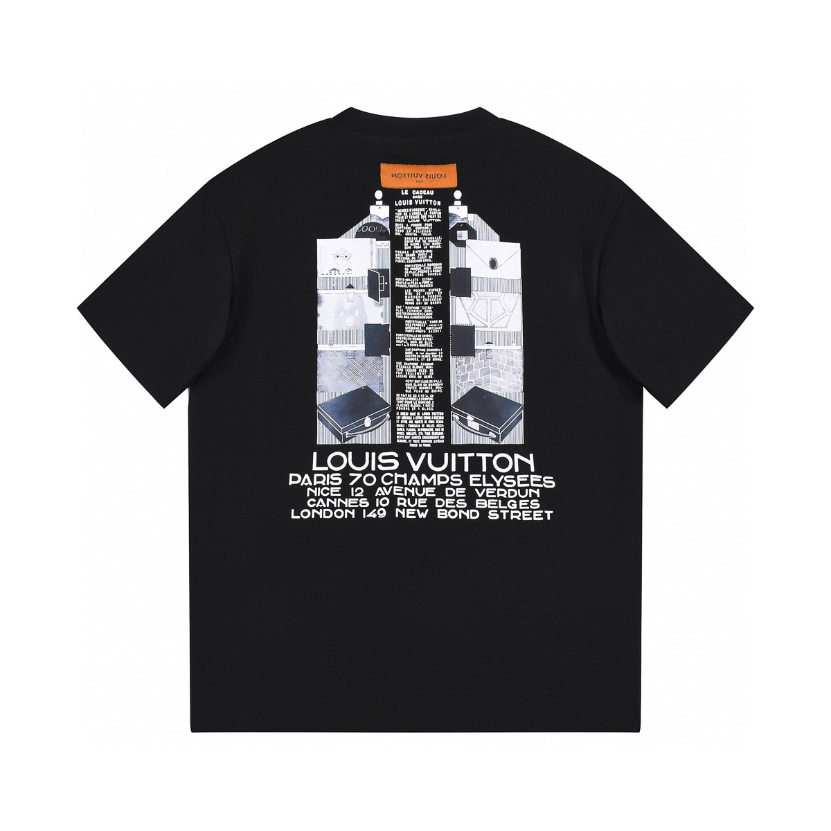 ÁO LOUIS VUITTON print cotton jersey T-shirt