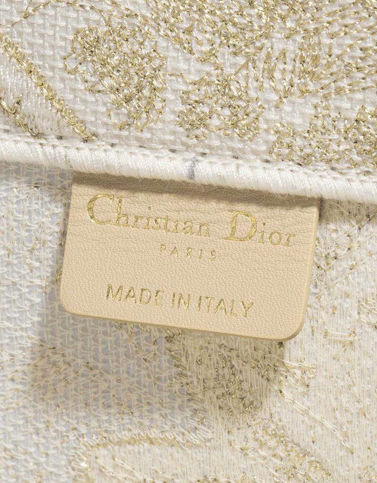TÚI DIOR Book Tote Large Canvas Beige Gold