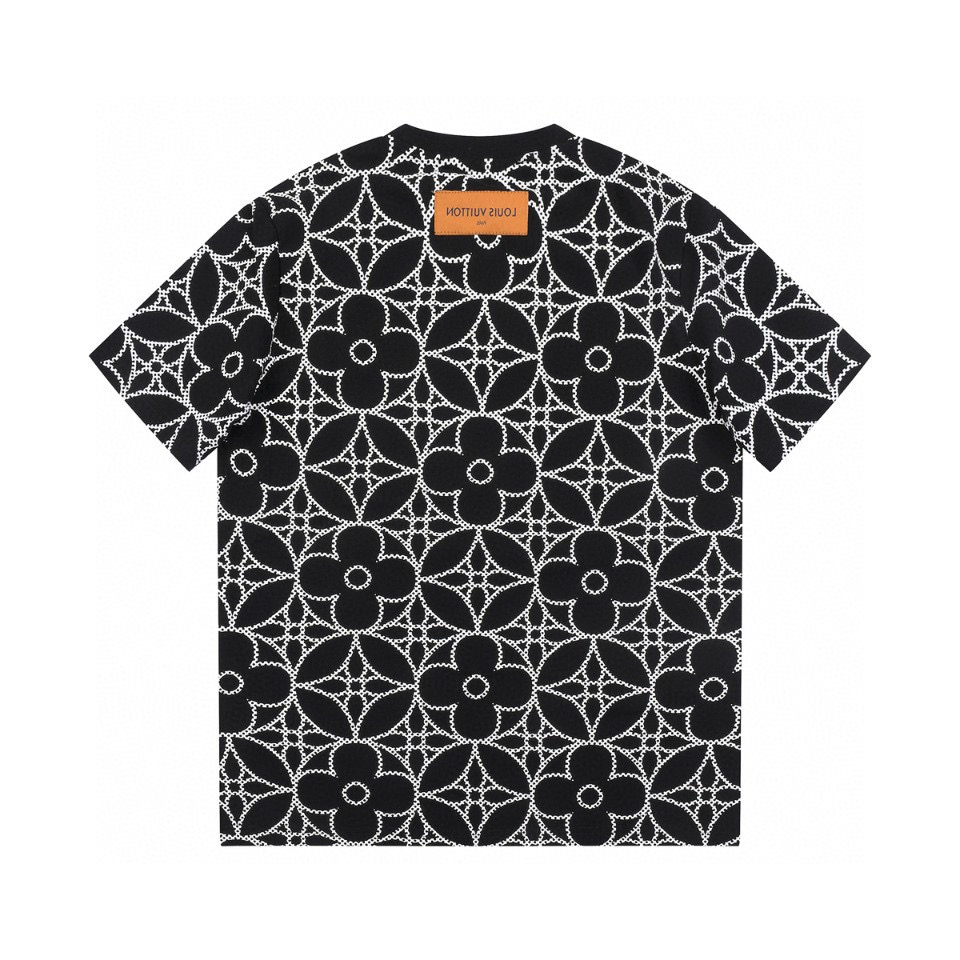 ÁO LOUIS VUITTON print cotton jersey T-shirt
