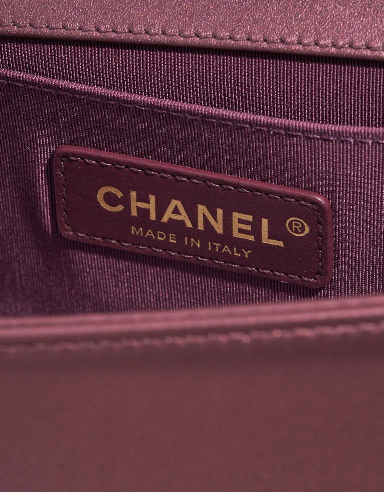 TÚI Chanel Boy Medium Calf Metallic Rose Gold