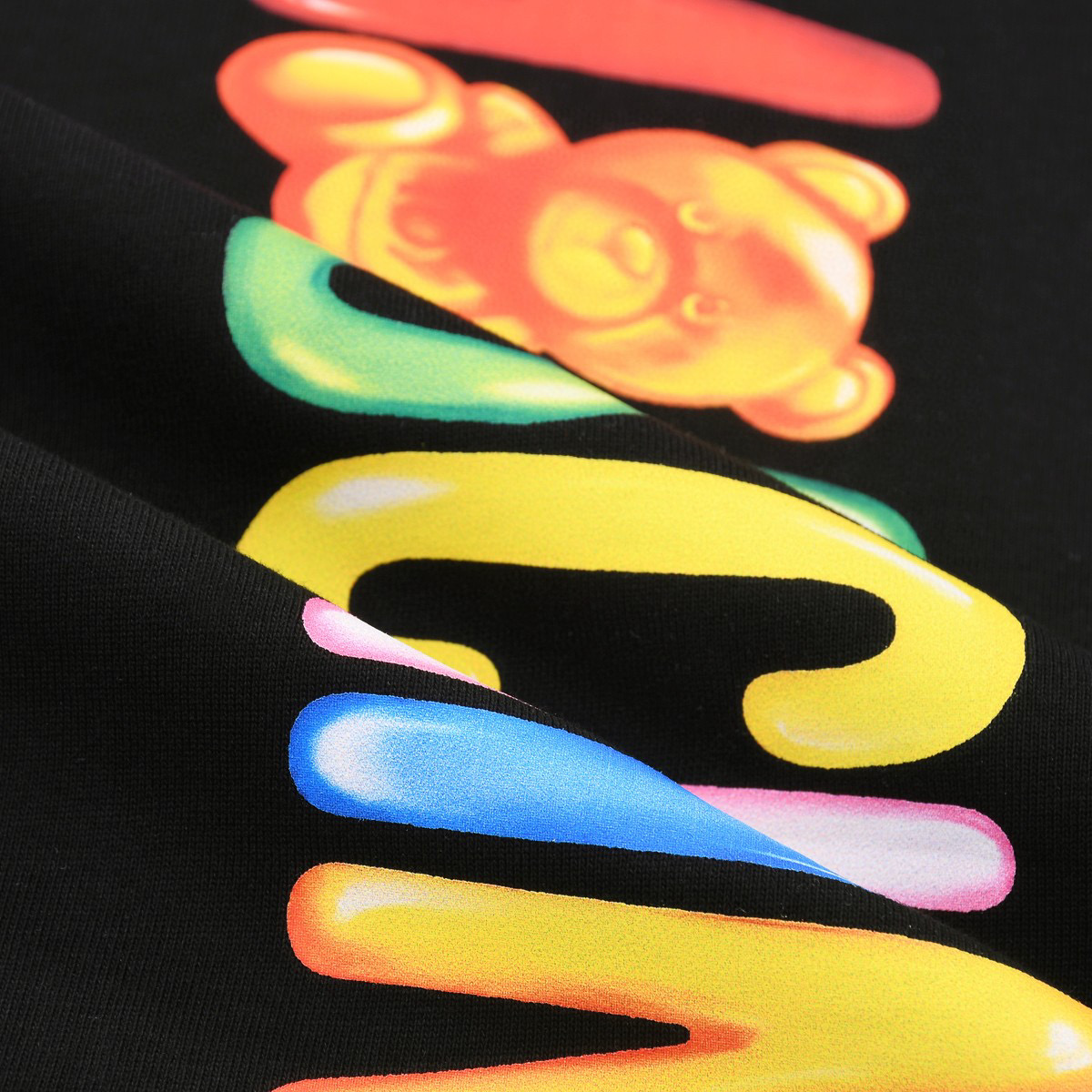 ÁO MOSCHINO print cotton jersey T-shirt