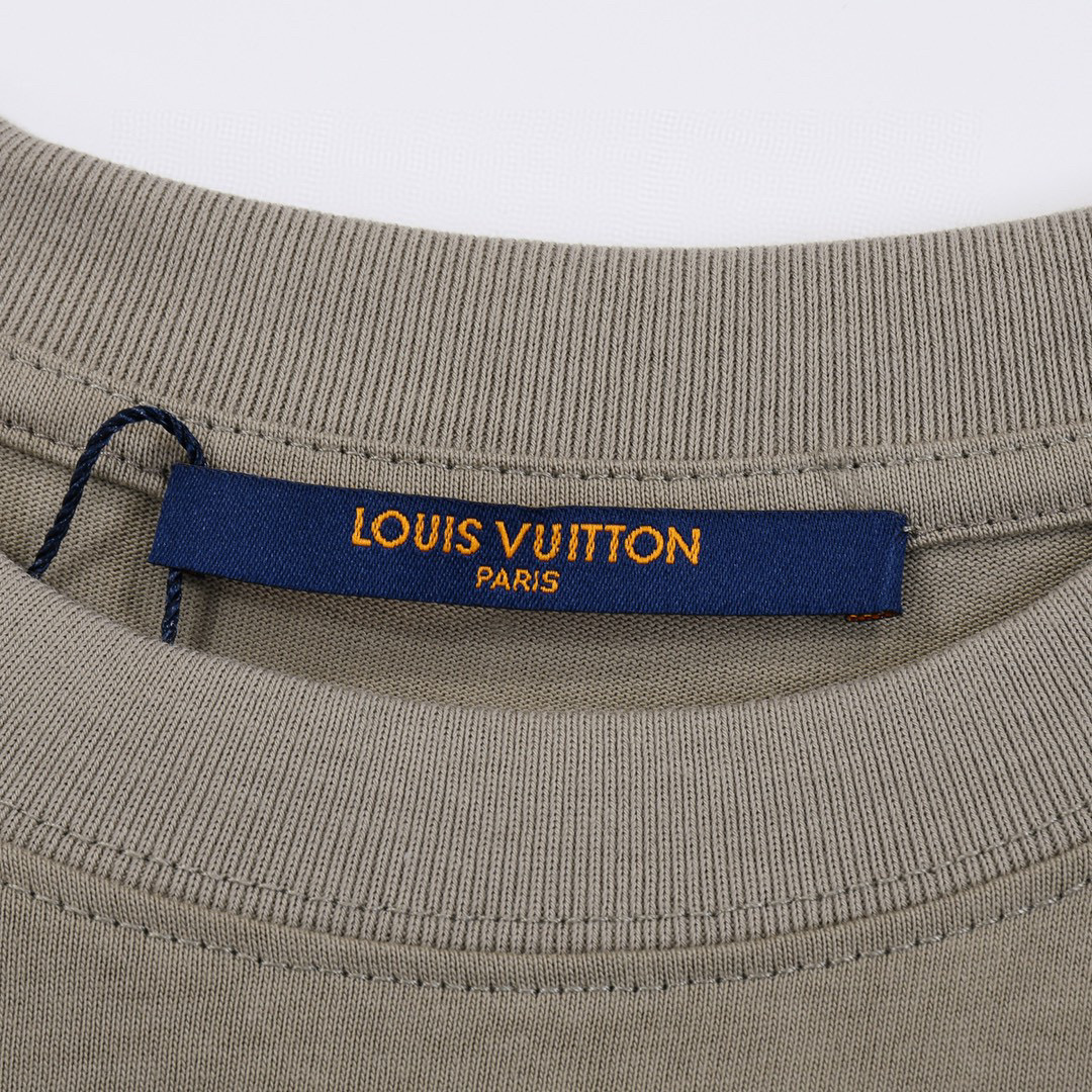 ÁO LOUIS VUITTON print cotton jersey T-shirt