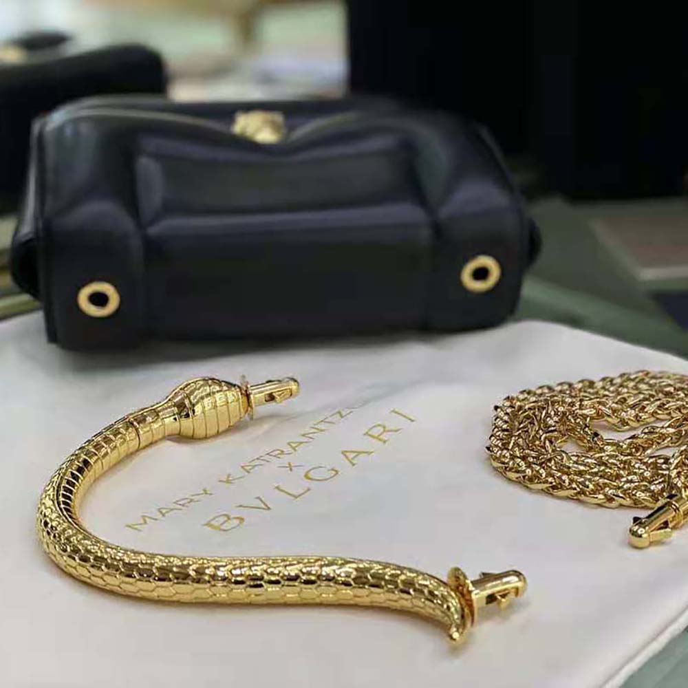 TÚI Bvlgari Women Mary Katrantzou X Bvlgari Top Handle-Black