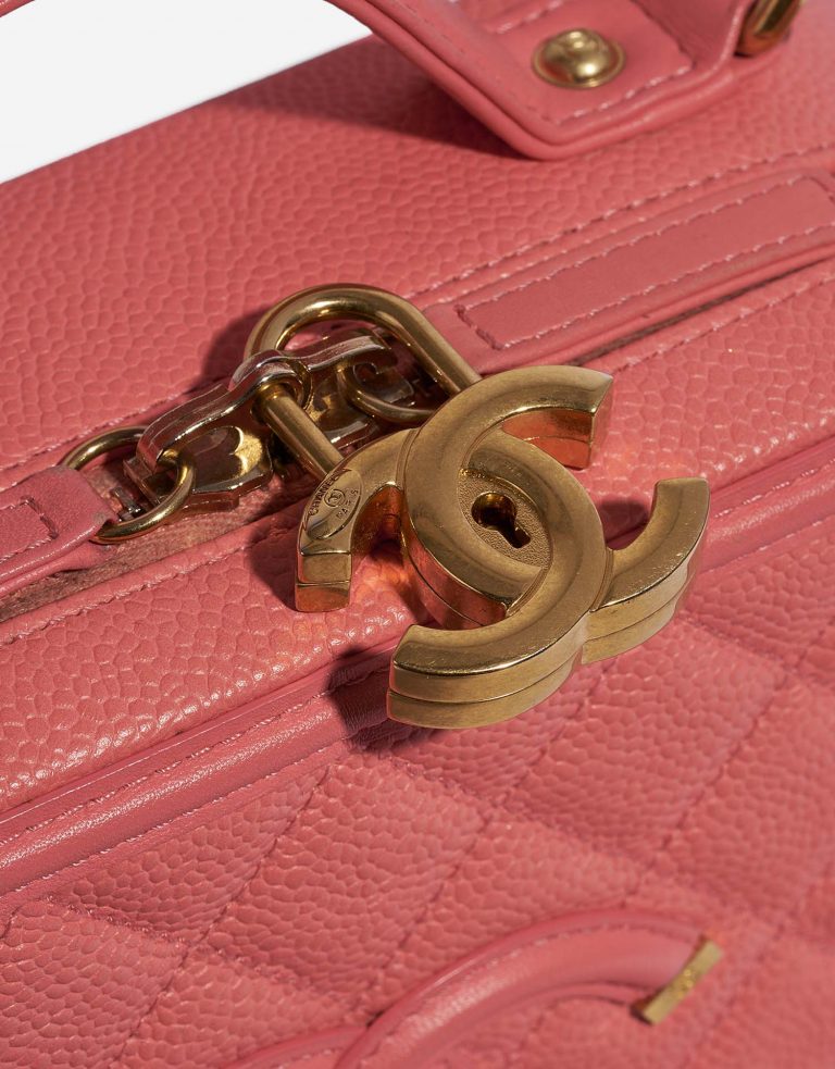 TÚI Chanel Vanity Medium Caviar Pink