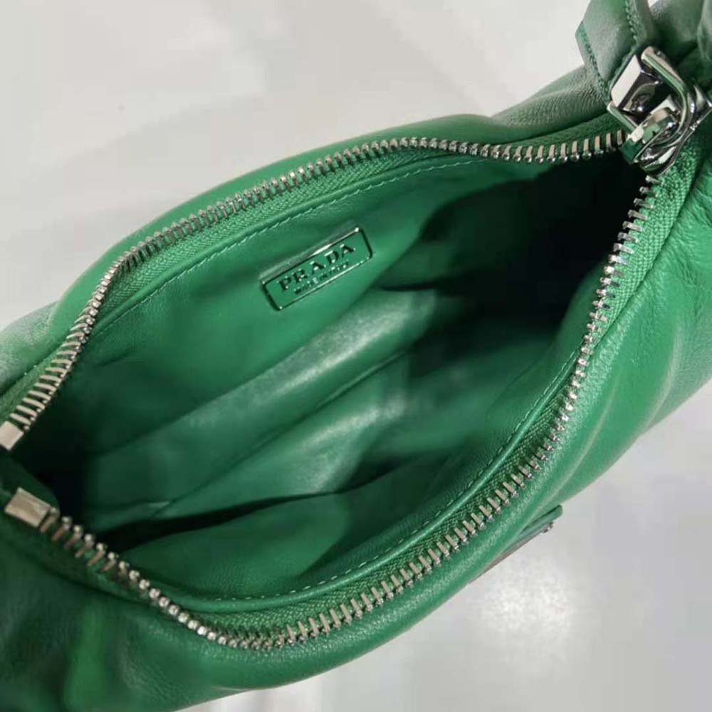 TÚI Prada Soft Padded Nappa Leather Mini-Bag-Green