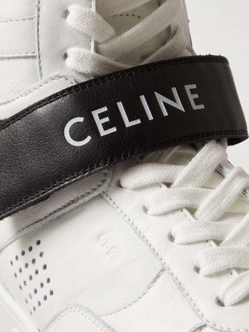GIÀY CELINE HIGH TOP SNEAKER WHITE BLACK
