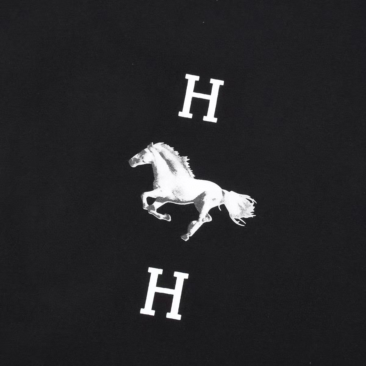 ÁO HERMES PARIS print cotton jersey T-shirt