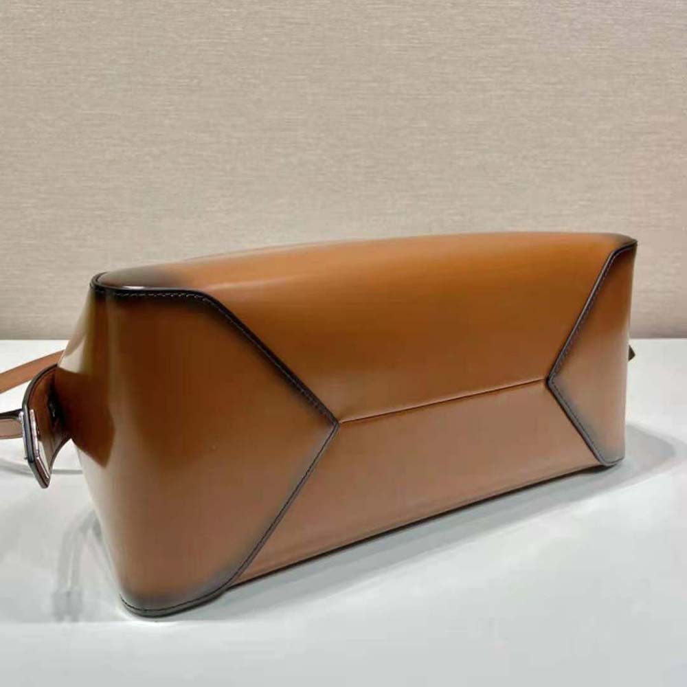 TÚI Prada Medium Brushed Leather Prada Supernova Handbag-Brown