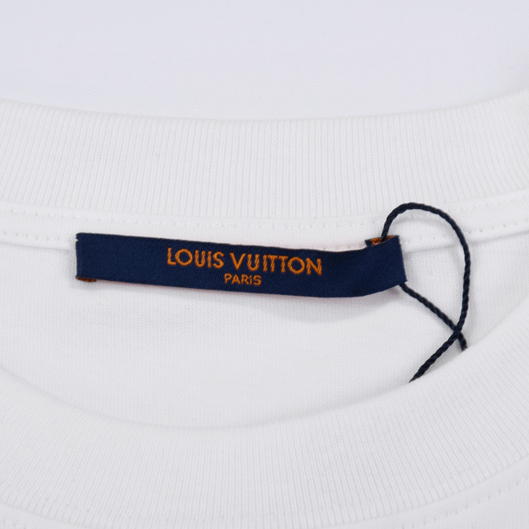ÁO LOUIS VUITTON print cotton jersey T-shirt
