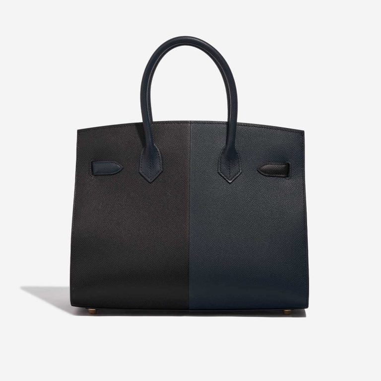 TÚI Hermès Birkin 30 Epsom Black Blue Indigo Frida Gold Buckle khóa vàng