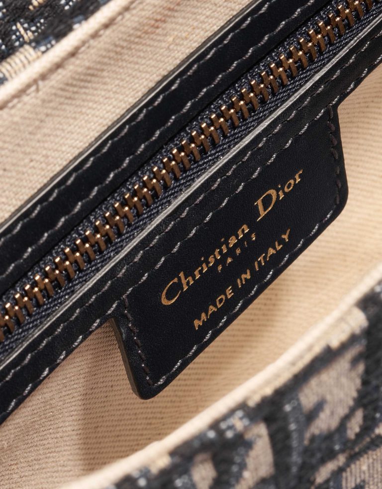 TÚI Dior Saddle Medium Oblique Jacquard Blue