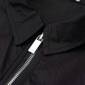 ÁO Dior Men Zipped Blouson Black Technical Cotton Ripstop