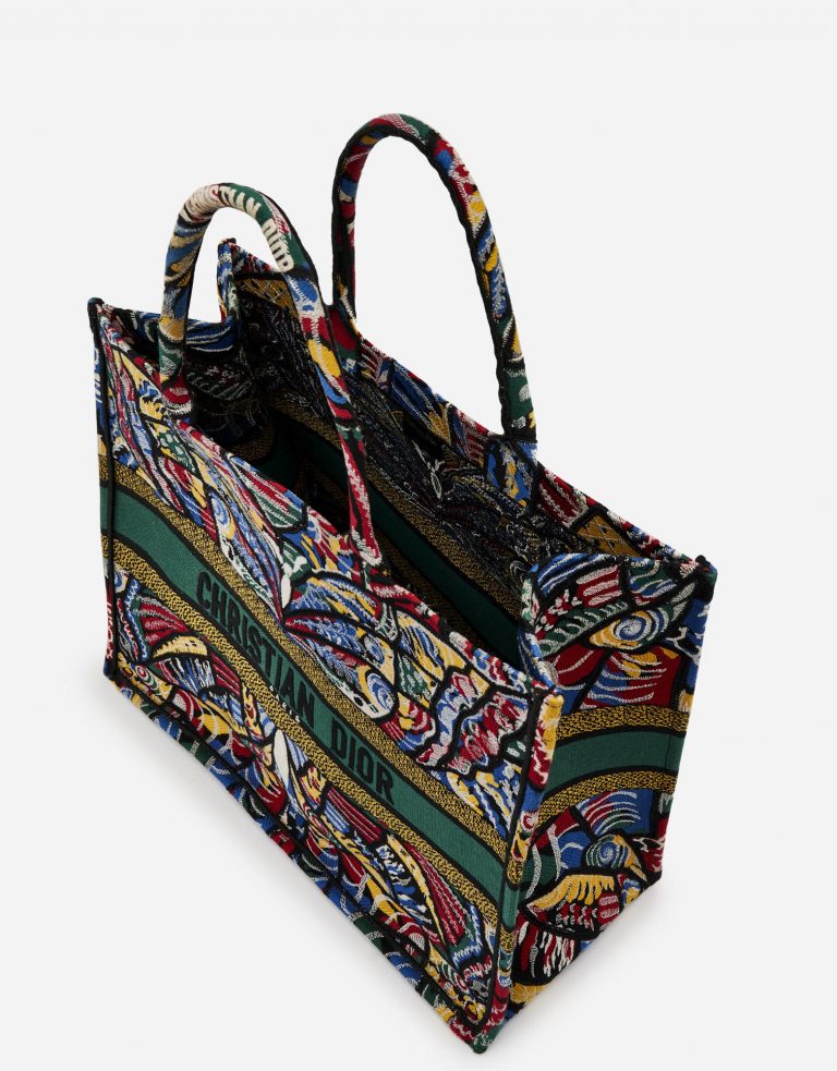 TÚI DIOR Book Tote Large Canvas Floral