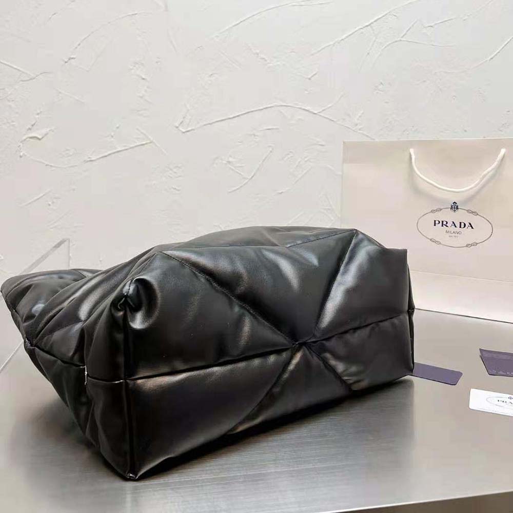TÚI Prada Padded Nappa Tote Bag-Black