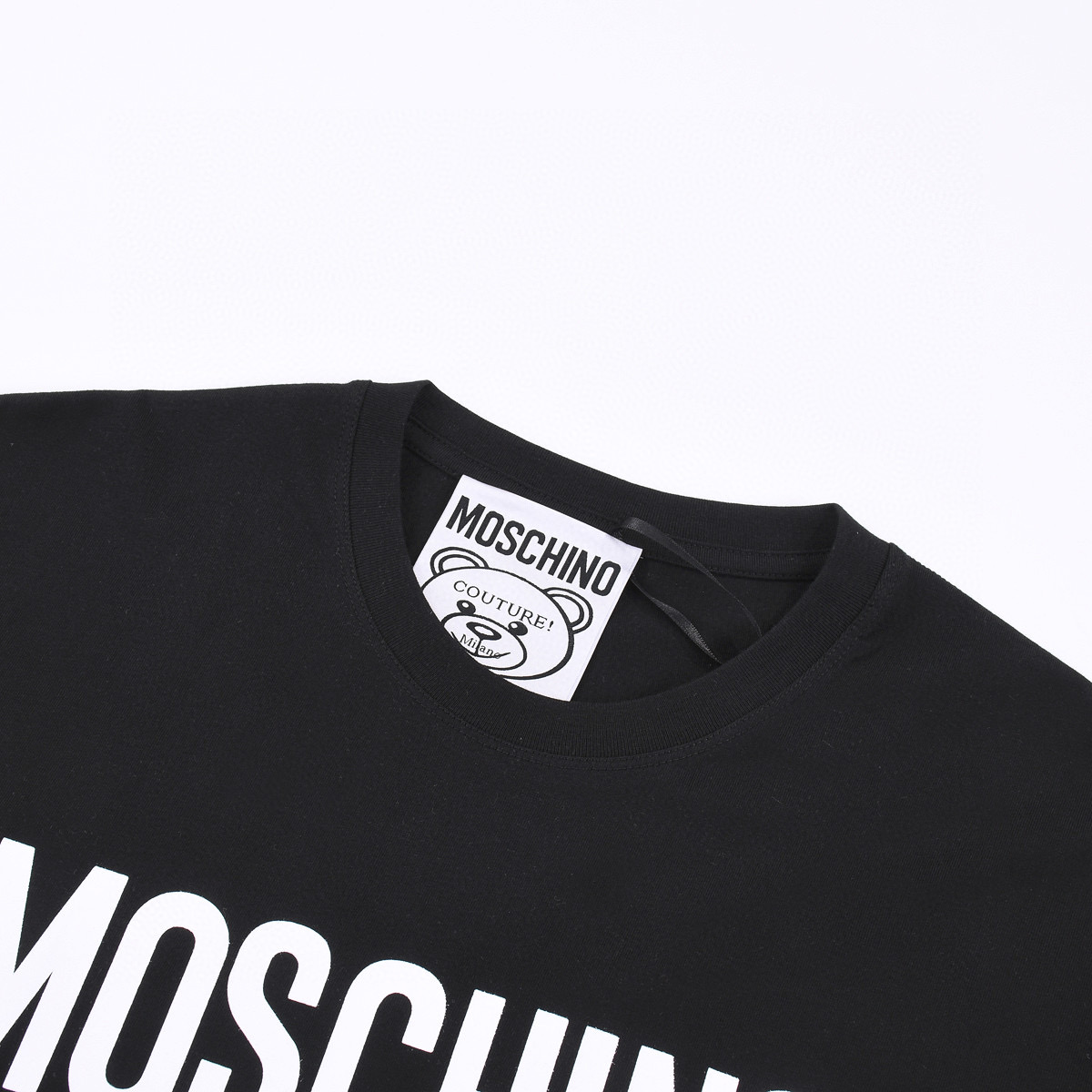 ÁO MOSCHINO print cotton jersey T-shirt