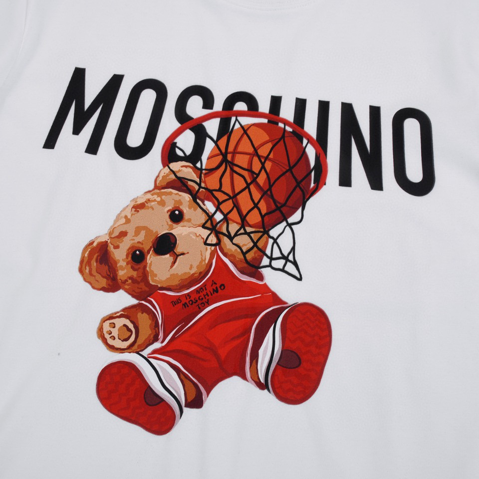 ÁO MOSCHINO TEDDY T SHIRT WHITE