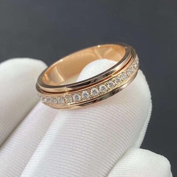NHẪN PIAGET POSSESSION WEDDING DIAMOND RING ROSE GOLD 18K