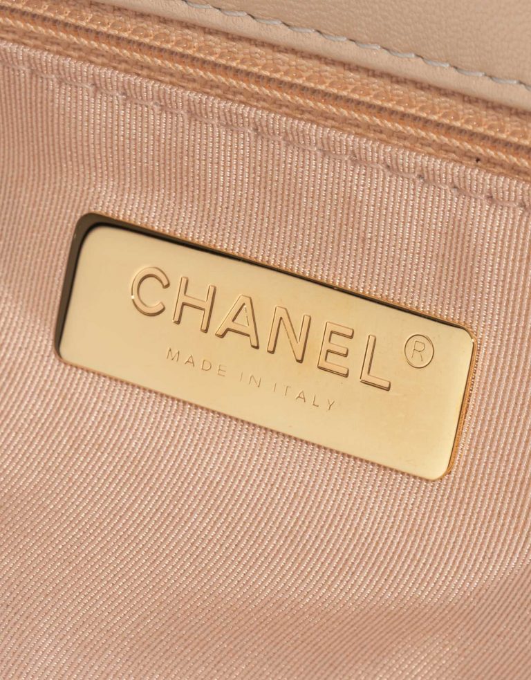 TÚI Chanel 19 Flap Bag Lamb Beige da cừu
