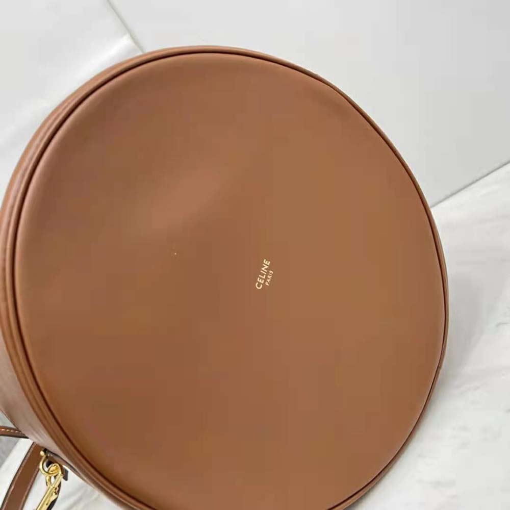 TÚI Celine Women Bucket 16 Bag in Smooth Calfskin-Brown