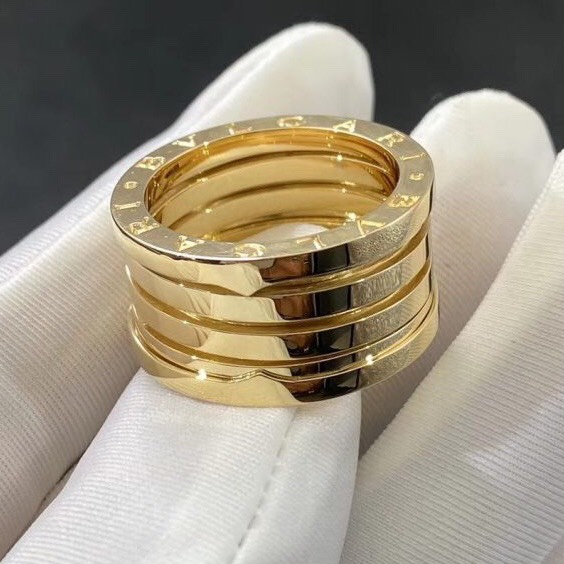 NHẪN BVLGARI B ZERO 1 FIVE BAND ANNIVERSARY YELLOW GOLD 18K BẢN KỈ NIỆM