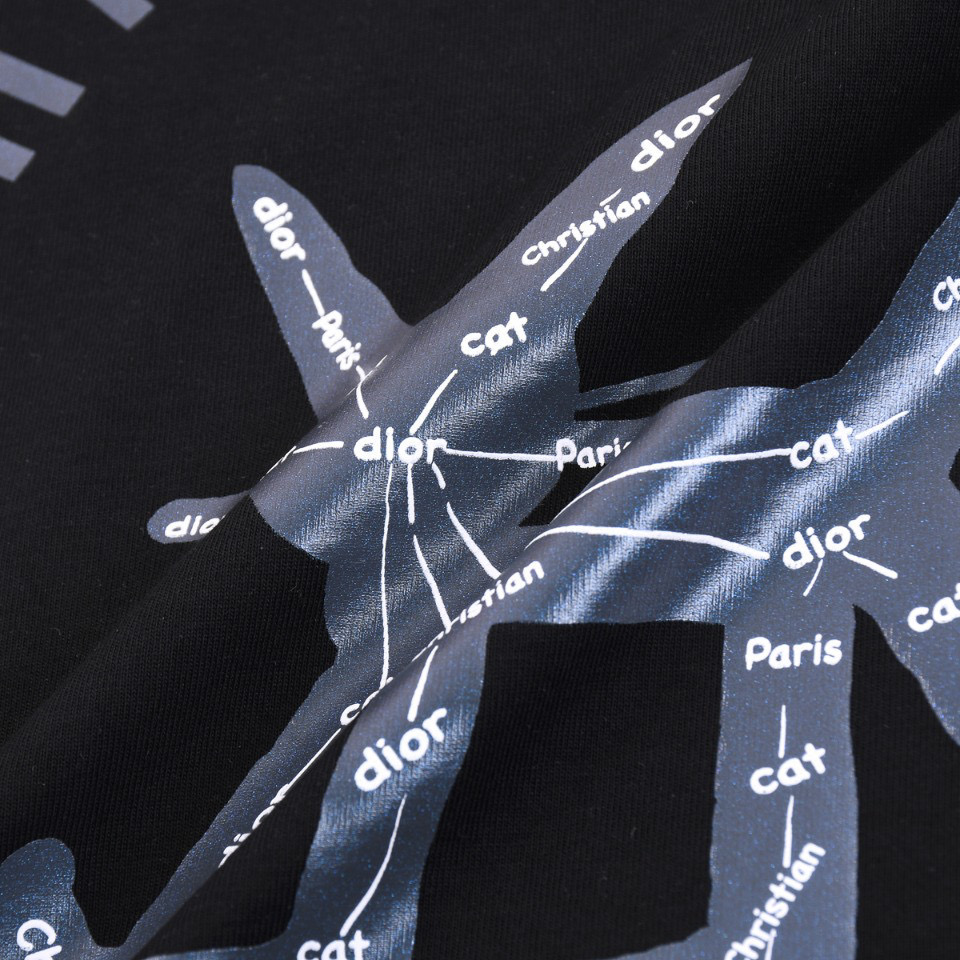 ÁO CHRISTIAN DIOR print cotton jersey T-shirt