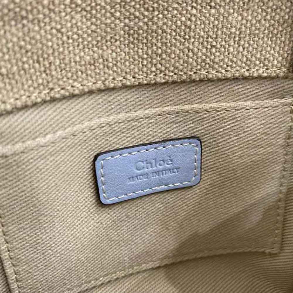 TÚI Chloe Women Mini Woody Tote Bag-Blue