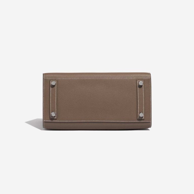 TÚI Hermès Birkin 25 Epsom Etoupe Gold Buckle khóa trắng