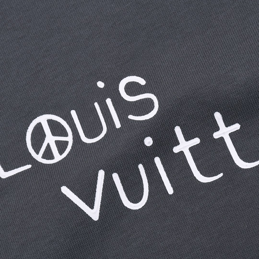 ÁO LOUIS VUITTON print cotton jersey T-shirt