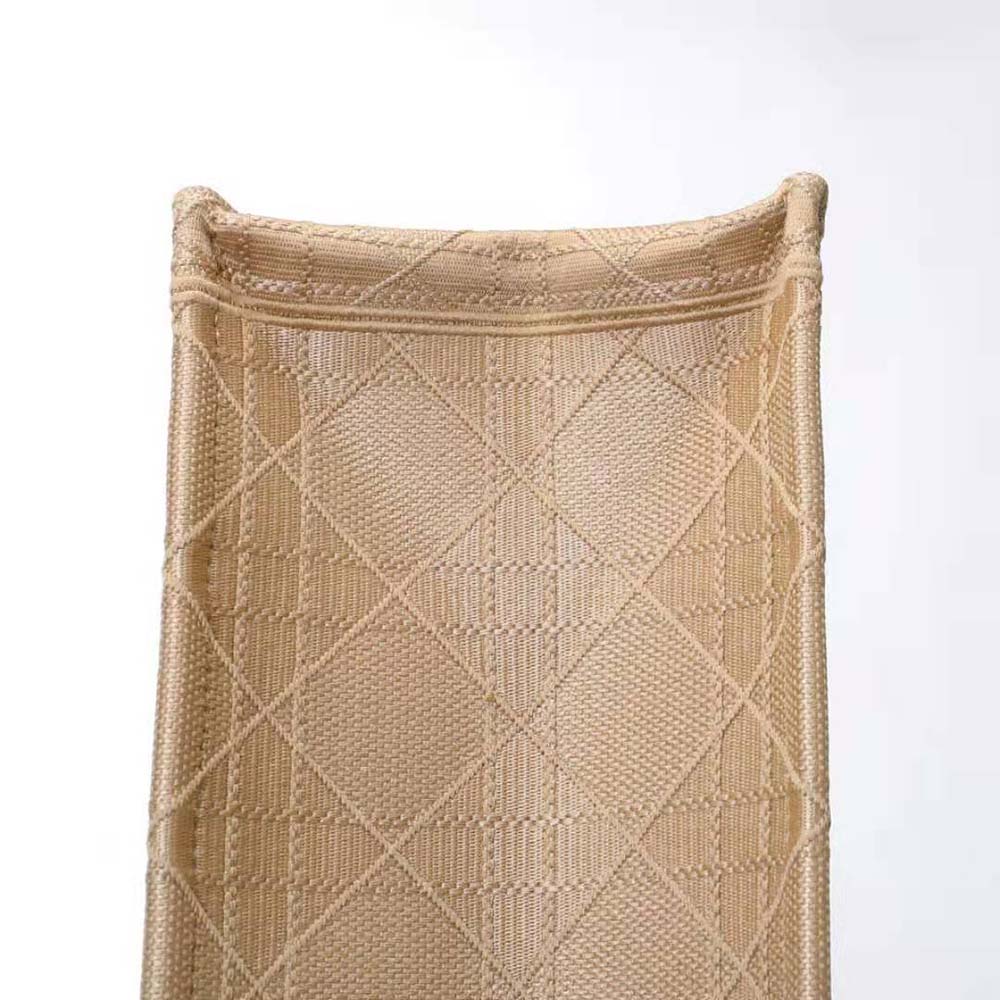 TÚI Dior Women Medium Dior Book Tote Natural Cannage Raffia