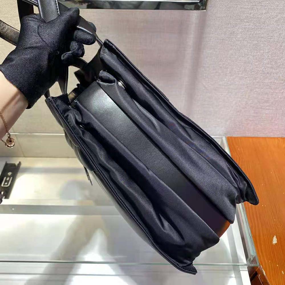 TÚI Prada Quilted Nylon Tote Bag-Black