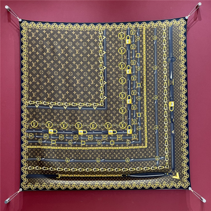 KHĂN Louis Vuitton Silk scarf